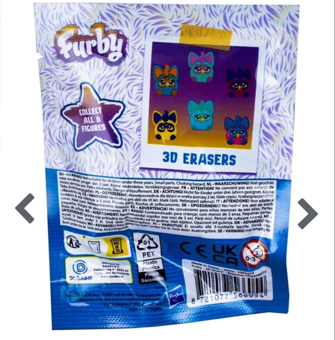 Furby 3D Erasers – Gomme à Effacer