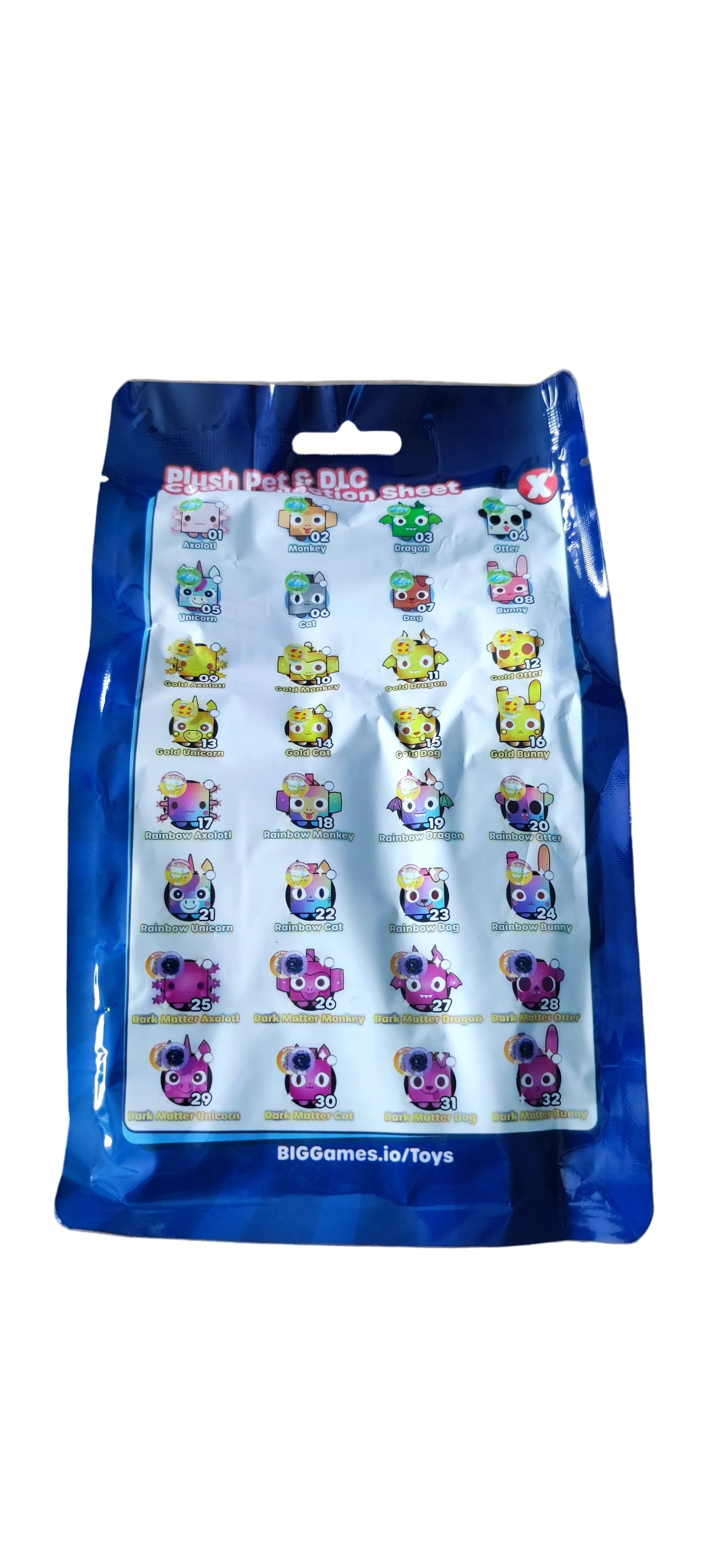 Peluche mystère pet simulator