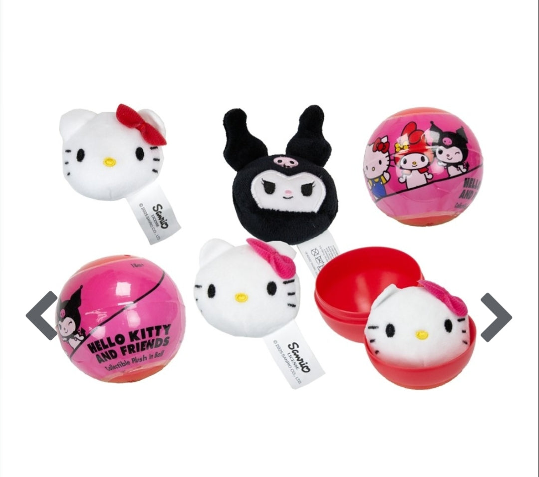 Hello Kitty & Ses Amis – Peluche en Capsule 6 cm