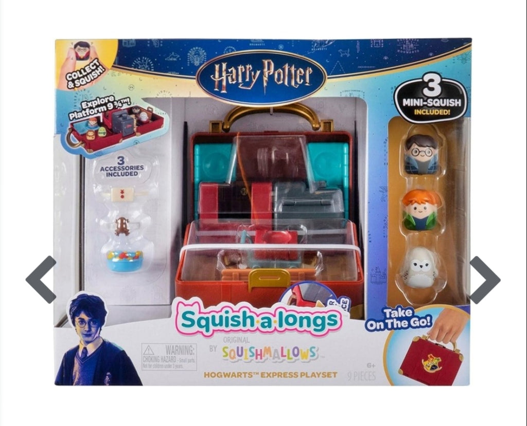 Squishmallows Harry Potter – Squish-a-longs Hogwarts Express Playset