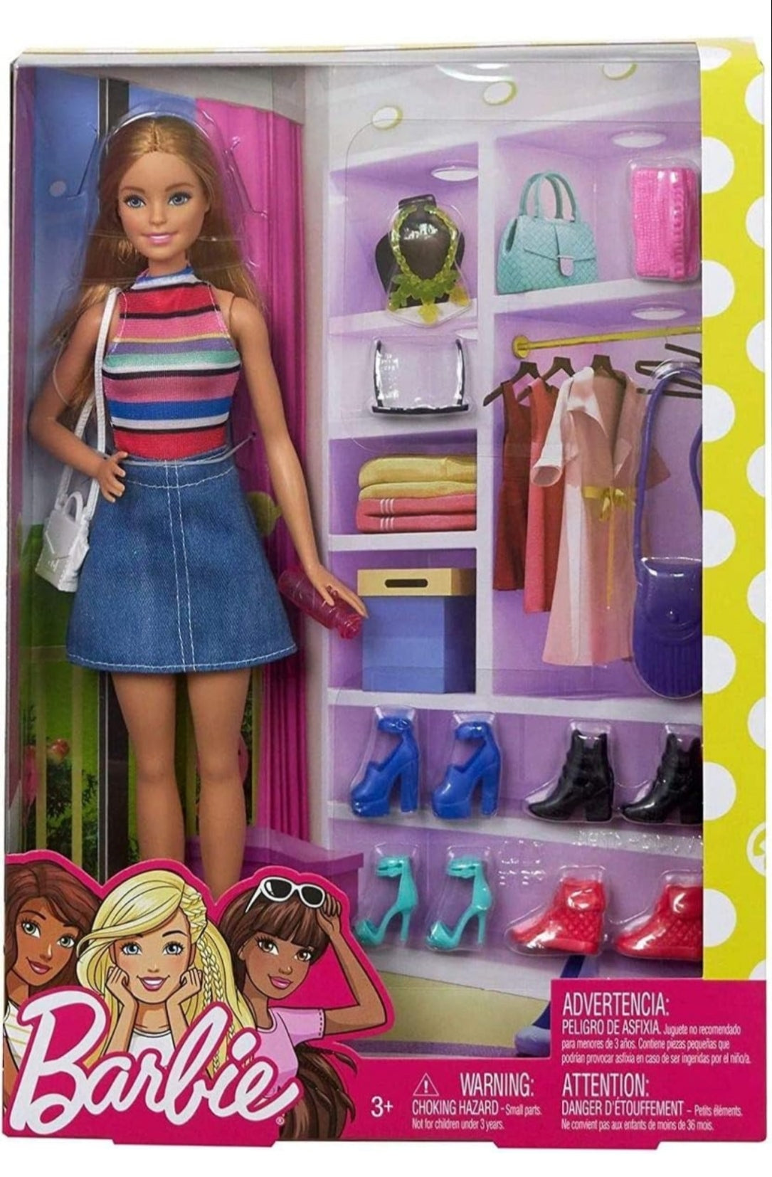 Barbie Poupée avec Accessoires de Mode