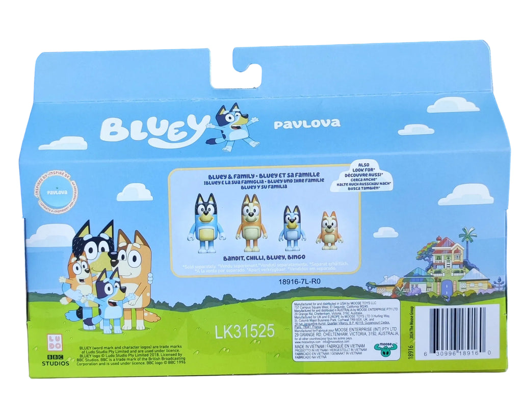 Figurine bluey pavlova
